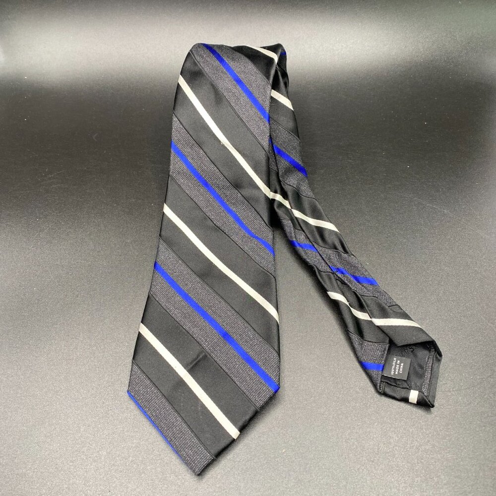 Express 100% Silk Necktie 59" Multicolor Stripes Office Business